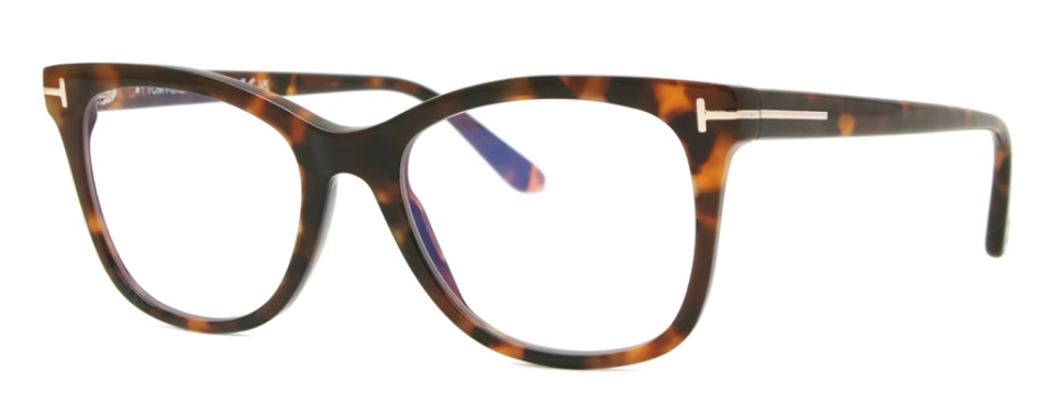 Alexander Daas - Tom Ford FT5986-B Eyeglasses - 052 Dark Havana - Side View