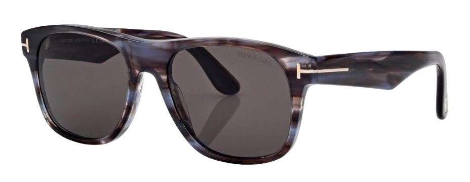 Alexander Daas - Tom Ford Marlon FT1284 Sunglasses - 56A Black Havana - Grey - Side View