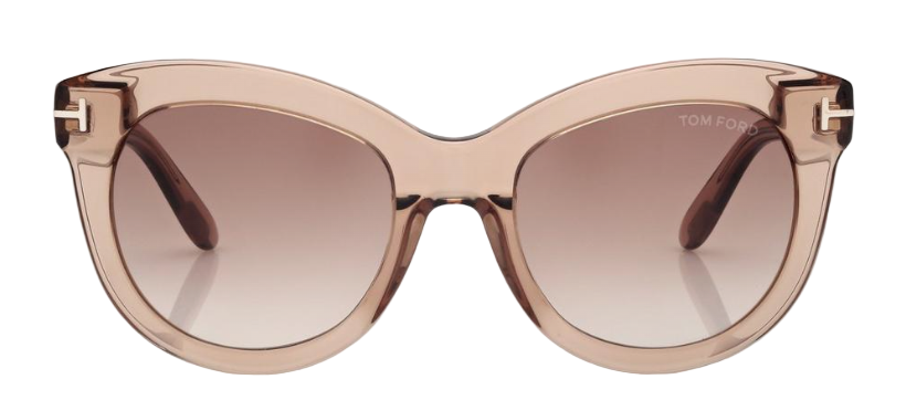 Alexander Daas - Tom Ford Odette FT1189 Sunglasses - 45F Champagne - Rose Gradient - Front View