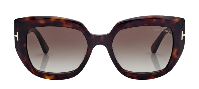 Alexander Daas - Tom Ford Saltzman FT1192 Sunglasses - 52B Dark Havana - Brown Gradient - Front View