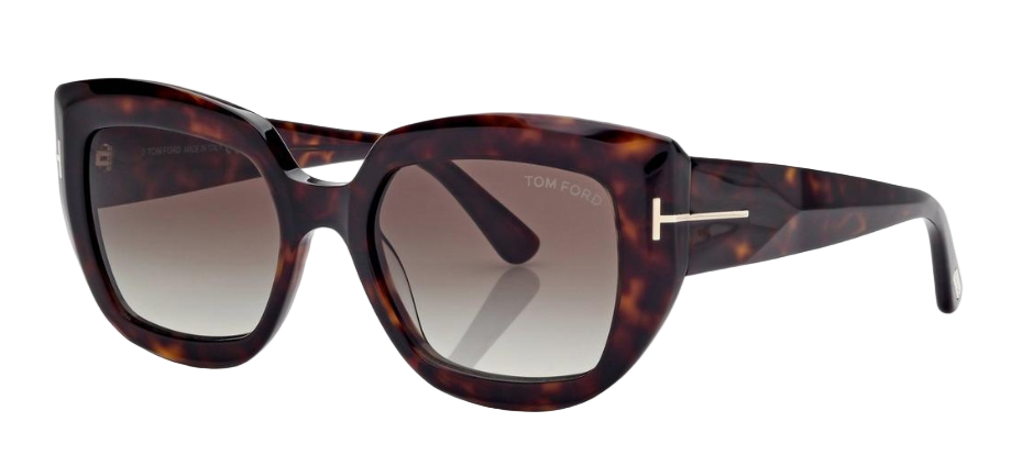Alexander Daas - Tom Ford Saltzman FT1192 Sunglasses - 52B Dark Havana - Brown Gradient - Side View