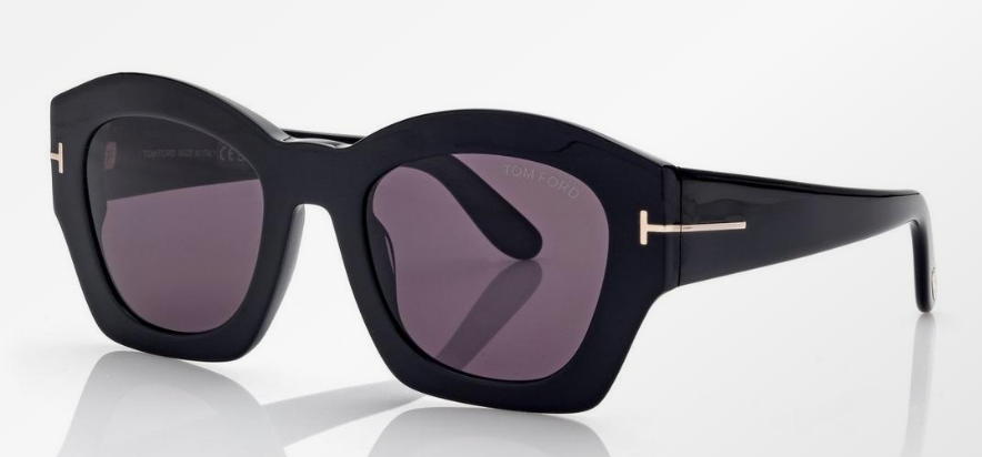 Alexander Daas - Tom Ford Guilliana FT1083 Sunglasses - Black - Dark Grey - Side View