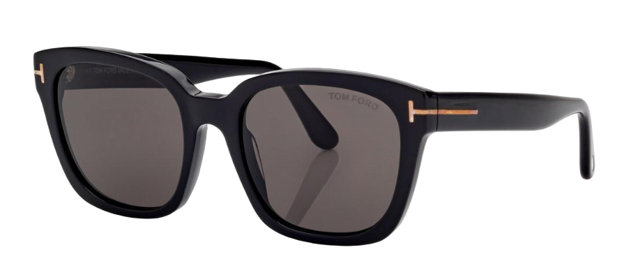Alexander Daas - Tom Ford Haylay FT1216 Sunglasses - 01A Black - Dark Grey - Side View