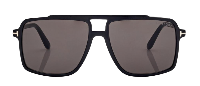 Alexander Daas - Tom Ford Kemp FT1177 Sunglasses - 01A Black - Dark Grey - Front View