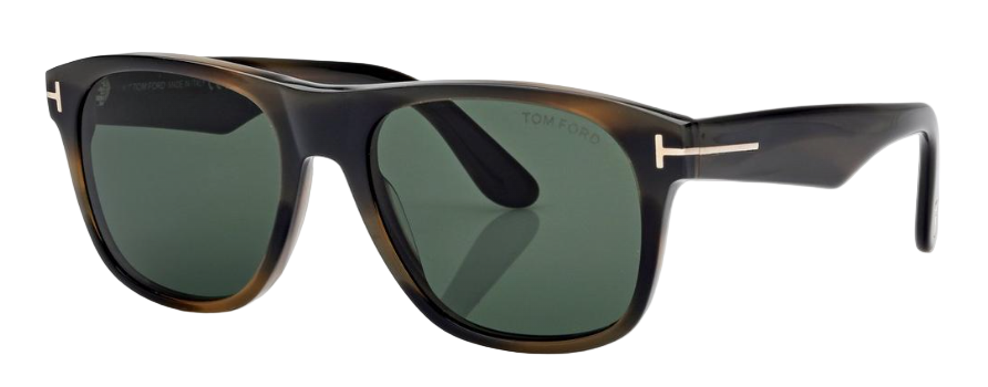Alexander Daas - Tom Ford Marlon FT1284 Sunglasses - 52N Dark Havana - G15 - Side View
