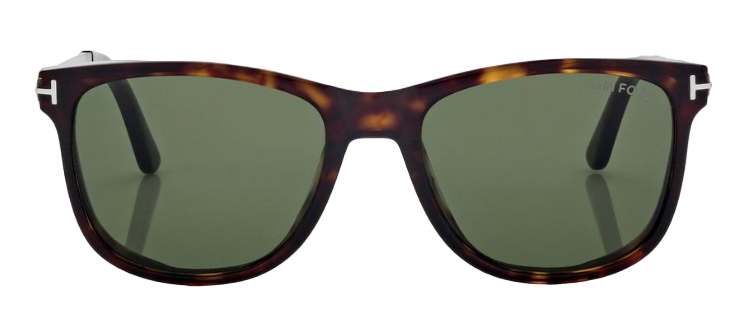 Alexander Daas - Tom Ford Sinatra FT1104 Sunglasses - 52N Dark Havana - Green - Front View