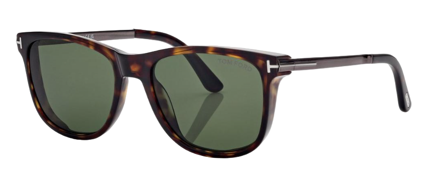Alexander Daas - Tom Ford Sinatra FT1104 Sunglasses - 52N Dark Havana - Green - Side View