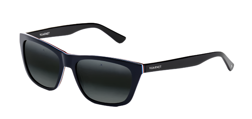 Alexander Daas - Vuarnet VL006A Sunglasses - 0024 Blue-Black-Flag-Greylynx - Side View