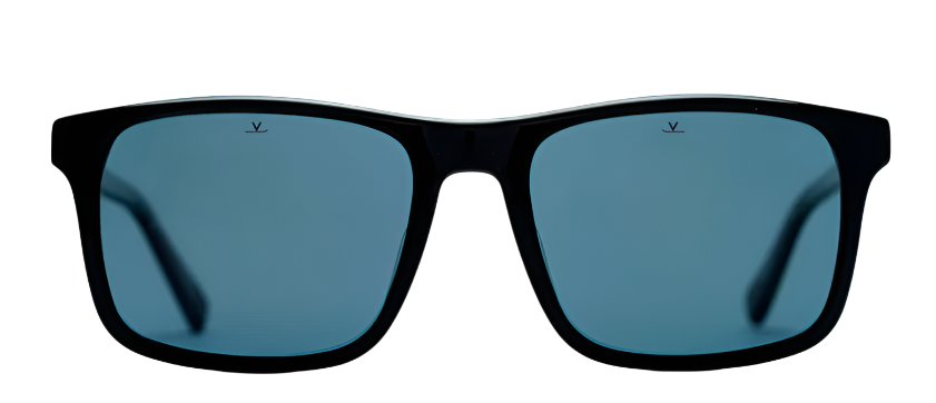 Alexander Daas - Vuarnet 1619 Sunglasses - 0007 Black Flag-Blue Polar - Front View