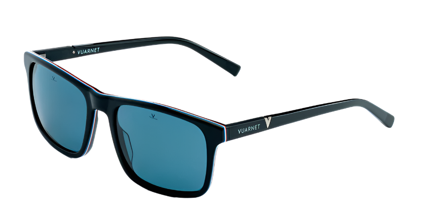 Alexander Daas - Vuarnet VL1619 Sunglasses - 0007 Black Flag-Blue Polar - Side View