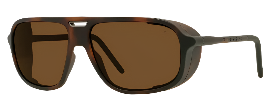 Alexander Daas - Vuarnet VU40022U Ice 02 Sunglasses - Dark Havana Brown Polar - Side View