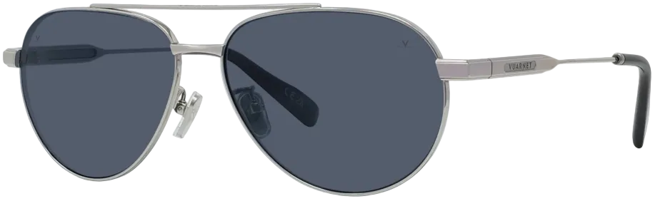 Alexander Daas - Vuarnet VU40045U Horizon 03 Sunglasses - Silver - Blue Polar - Side View