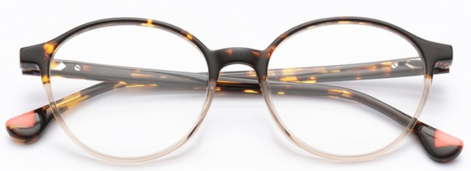 Alexander Daas - Woody's Rodin Eyeglasses - 02 Havana/Light Brown Crystal - Front view