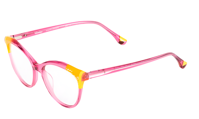 Alexander Daas - Woodys Basilio Eyewear - 06 Shiny Pink - Side View