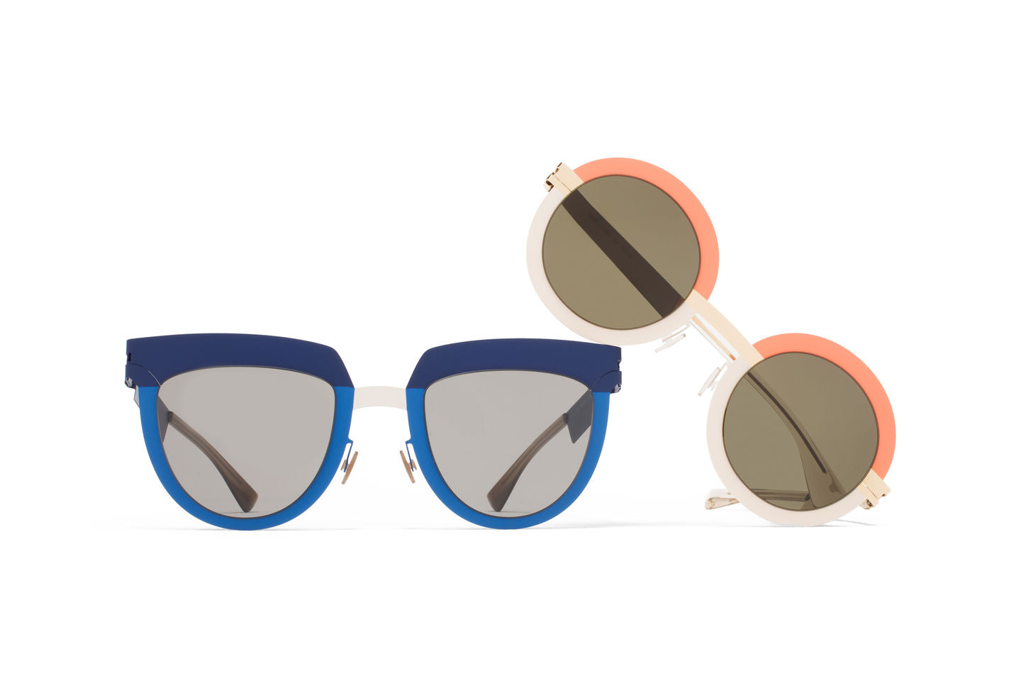 Alexander Daas - Mykita Studio Sunglasses - Blue Sky & Grey and Sunny Sky & Grey