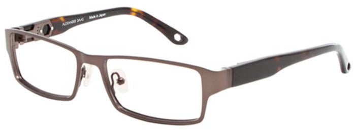 Alexander Daas - Asher Eyeglasses - Espresso Titanium - Side View