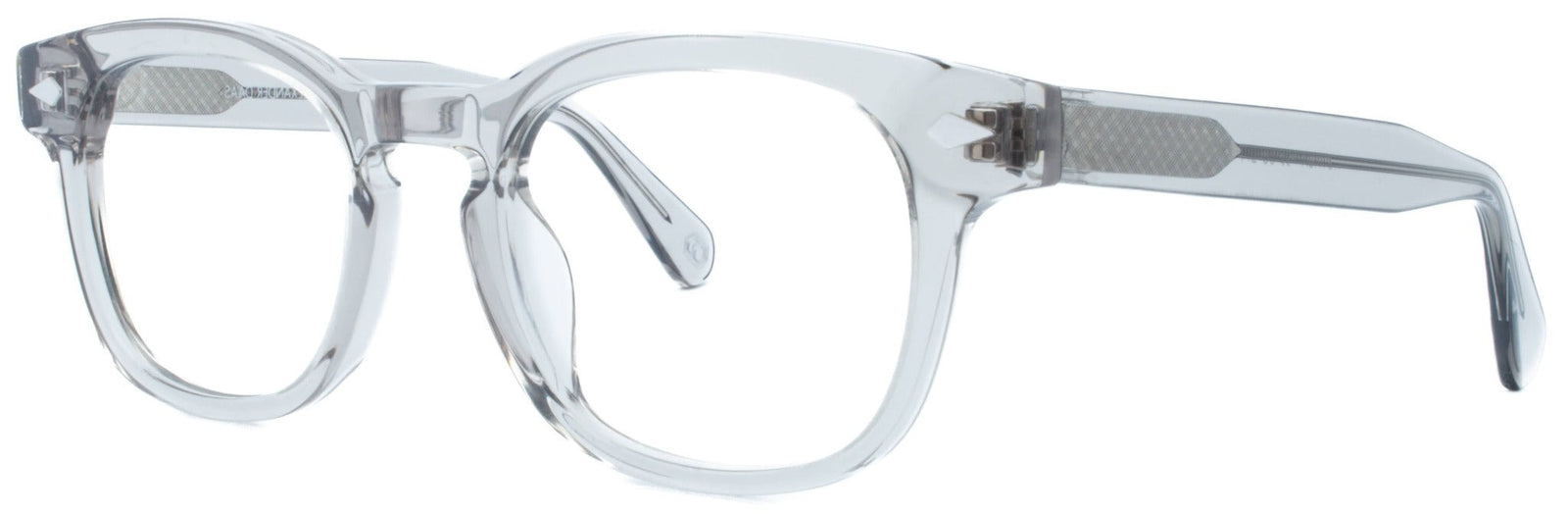Alexander Daas - Ashton Eyeglasses - Clear Gray - Side View
