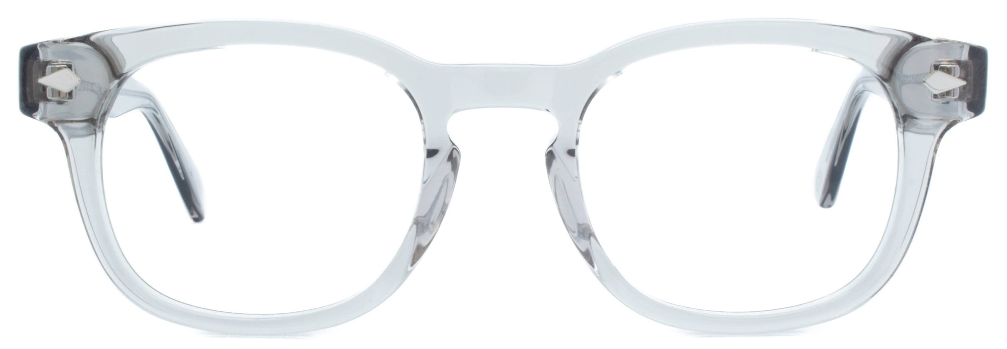 Alexander Daas - Ashton Eyeglasses - Clear Grey - Front View