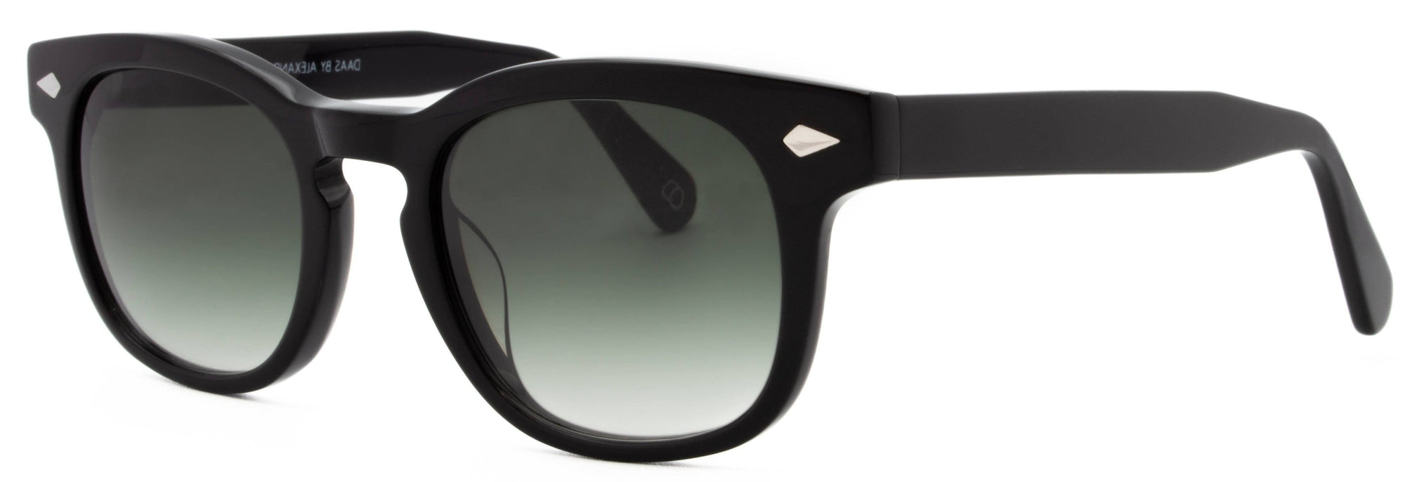 Alexander Daas - Ashton Sunglasses - Black - Side View