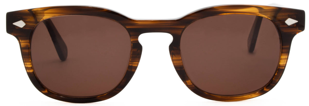 Alexander Daas - Ashton Sunglasses - Tortoise Striate - Front View