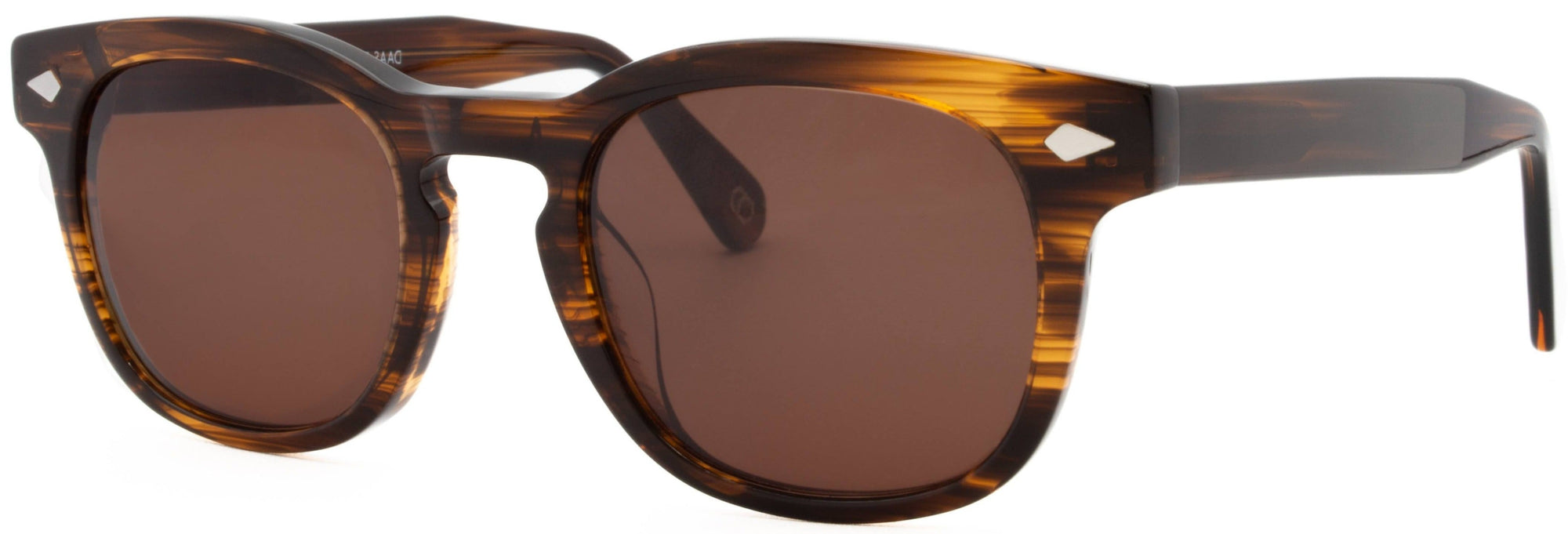 Alexander Daas - Ashton Sunglasses - Tortoise Striate - Side View