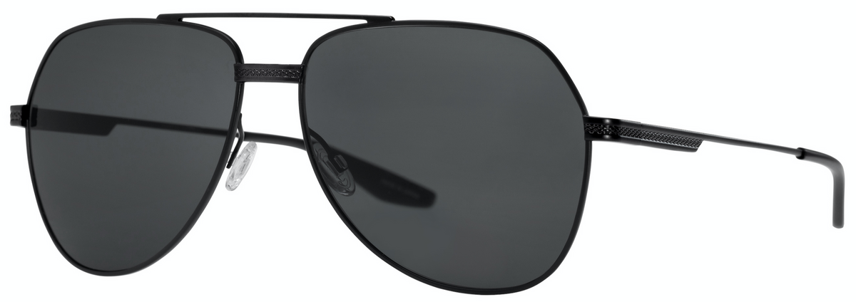 Alexander Daas - Barton Perreira 007 Avtak Sunglasses - Black Satin &amp; Noir - Side View