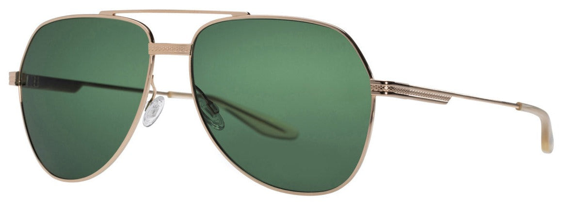 Alexander Daas - Barton Perreira 007 Avtak Sunglasses - Gold &amp; Bottle Green - Side View