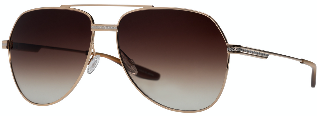 Alexander Daas - Barton Perreira 007 Avtak Sunglasses - Gold &amp; Silver - Side View