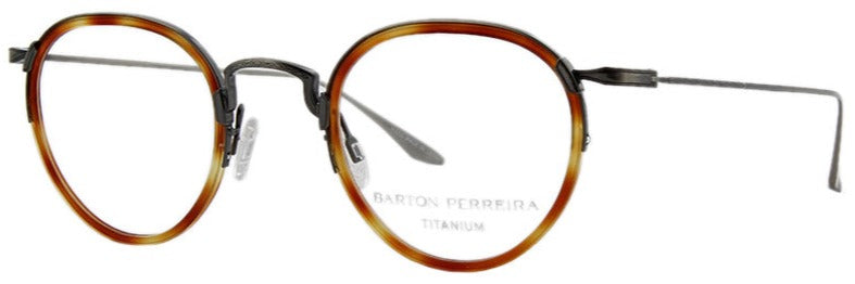 Alexander Daas - Barton Perreira Aalto Eyeglasses - Havana & Pewter - Side View