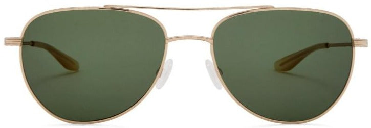 Alexander Daas - Barton Perreira Aerial Sunglasses - Gold &amp; Bottle Green - Front View