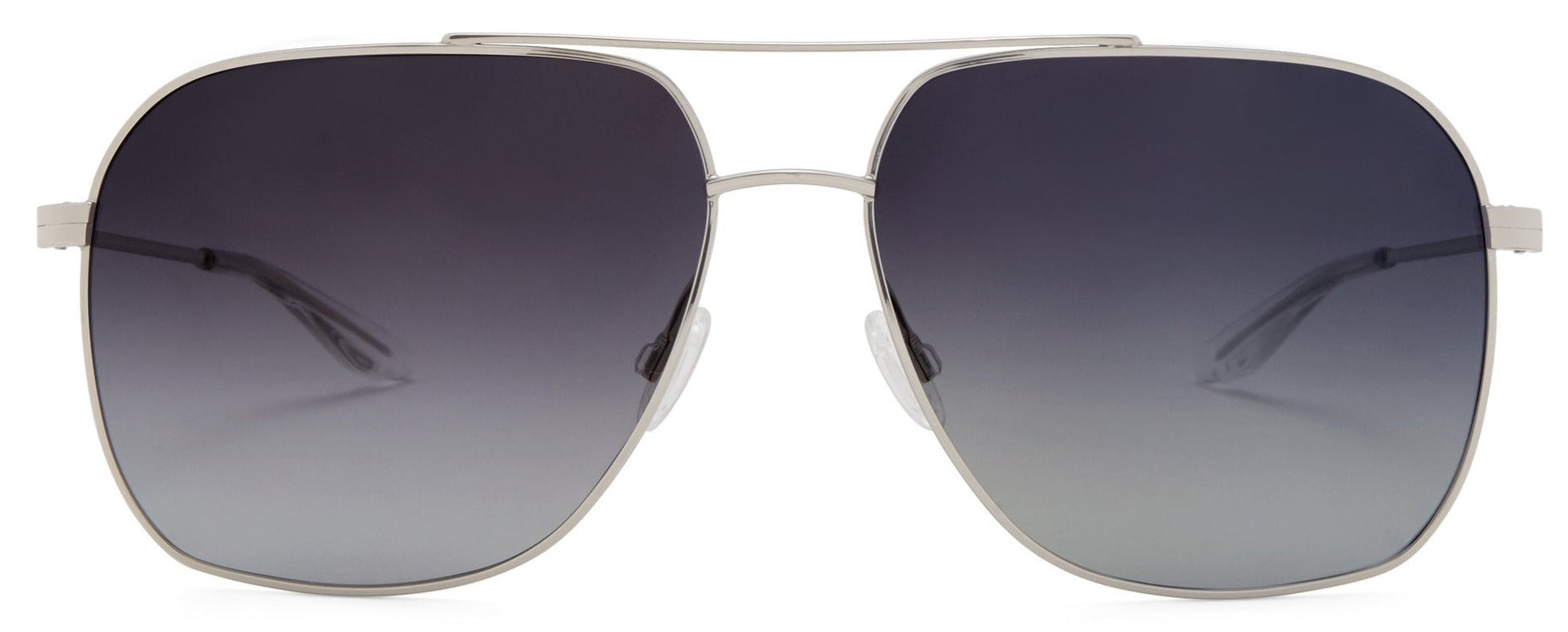 Alexander Daas - Barton Perreira Aeronaut Polarized Sunglasses - Silver & Nightfall - Front View