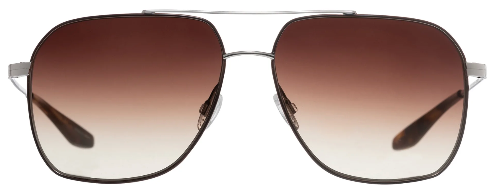 Alexander Daas - Barton Perreira Aeronaut Sunglasses - Java & Silver - Front View