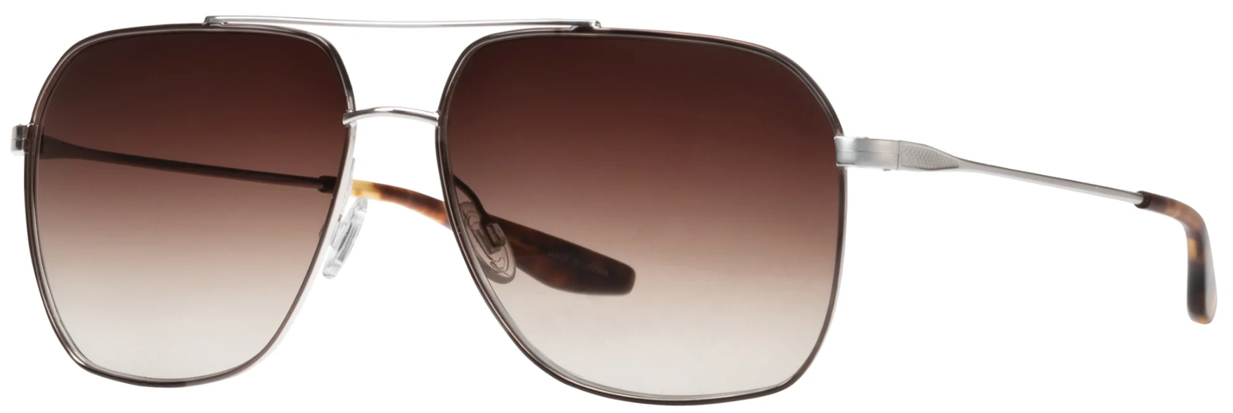 Alexander Daas - Barton Perreira Aeronaut Sunglasses - Java & Silver - Side View