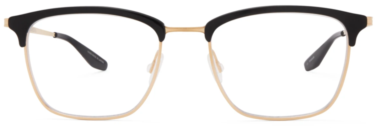 Alexander Daas - Barton Perreira Atkins Eyeglasses - Black &amp; Gold - Front View