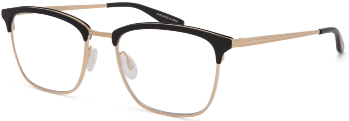 Alexander Daas - Barton Perreira Atkins Eyeglasses - Black & Gold - Side View