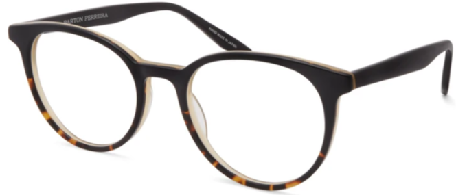 Alexander Daas - Barton Perreira Aura Lea Eyeglasses - Black Tortoise Gradient - Side View