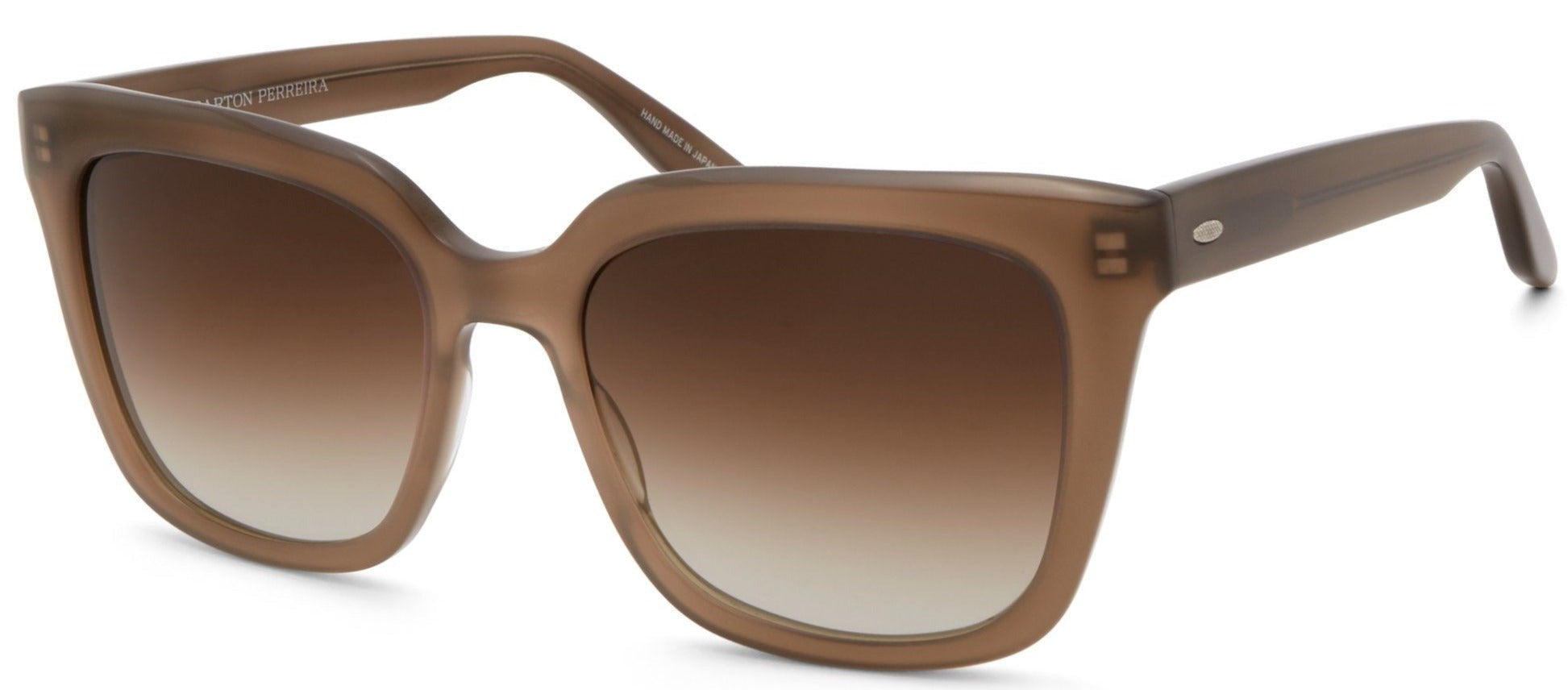 Alexander Daas - Barton Perreira Bolsha Sunglasses - Mocha & Smokey Topaz - Side View