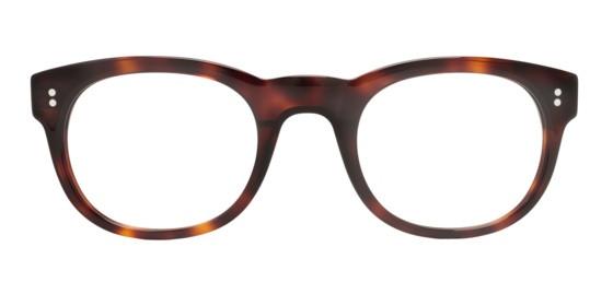 Alexander Daas - Moscot Mensch Eyeglasses - Burnt Tortoise - Front View
