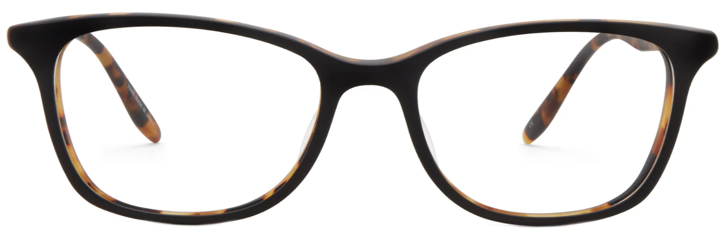 Alexander Daas - Barton Perreira Cassady Eyeglasses - Matte Black & Amber Tortoise - Front View