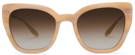 Alexander Daas - Barton Perreira Catroux Sunglasses - Pale Horn &amp; Rose Gold - Front View