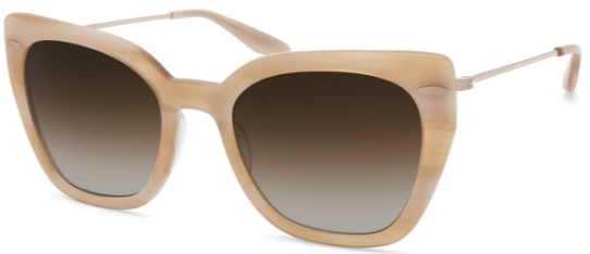 Alexander Daas - Barton Perreira Catroux Sunglasses - Pale Horn & Rose Gold - Side View