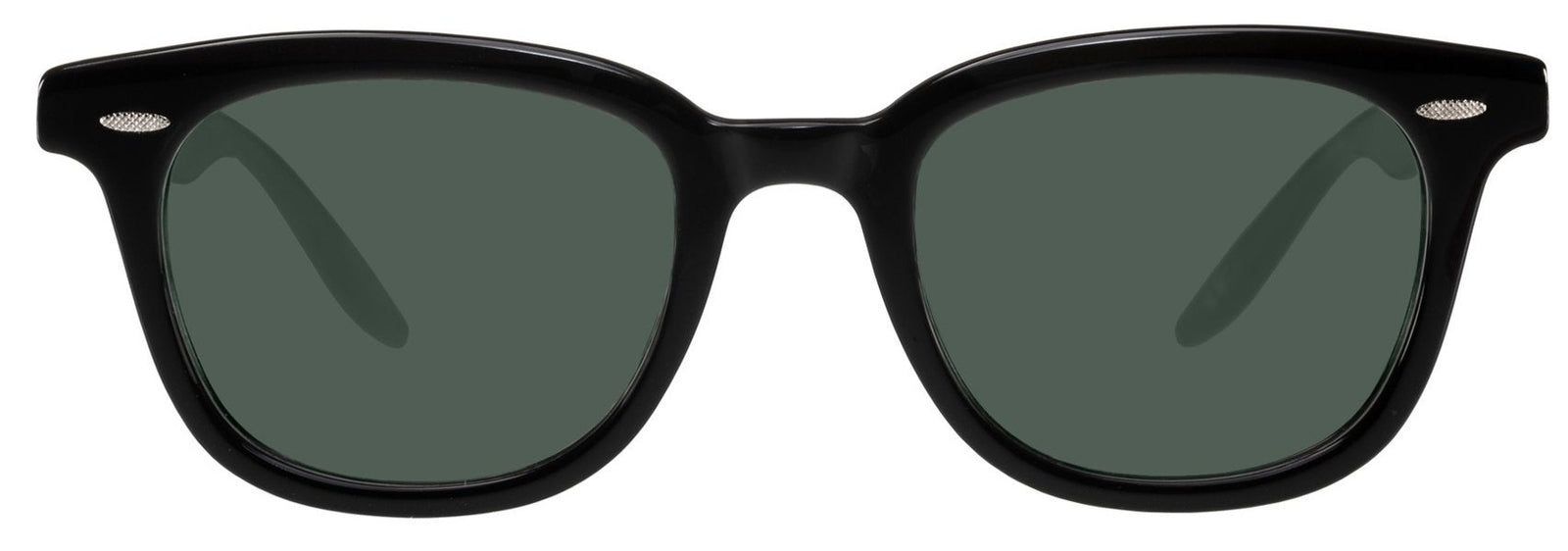 Alexander Daas - Barton Perreira Cecil Sunglasses - Black & Green Smoke - Front View