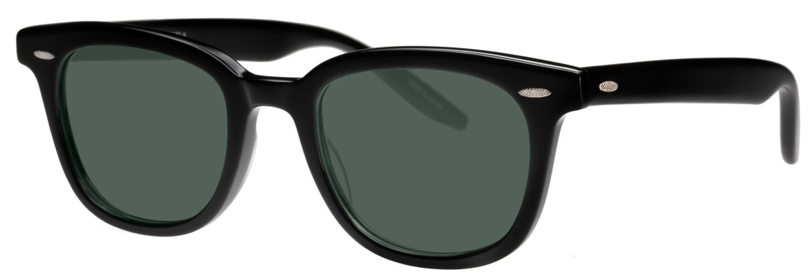 Alexander Daas - Barton Perreira Cecil Sunglasses - Black & Green Smoke - Side View
