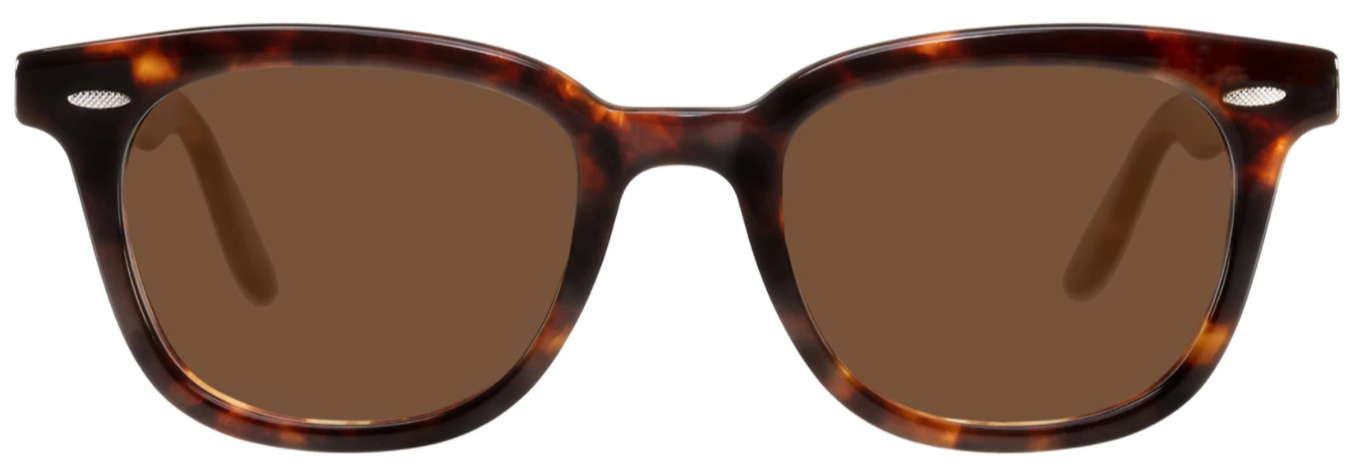 Alexander Daas - Barton Perreira Cecil Sunglasses - Chestnut & Espresso - Front View