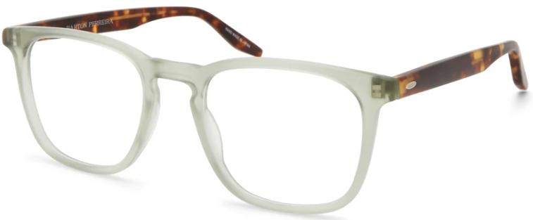 Alexander Daas - Barton Perreira Clay Eyeglasses - Matte Absinthe &amp; Matte Chestnut - Side View