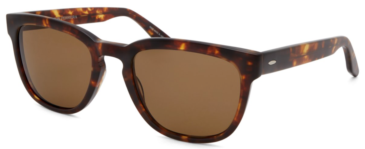 Alexander Daas - Barton Perreira Coltrane Sunglasses - Chestnut & Sequoia Polarized - Side View