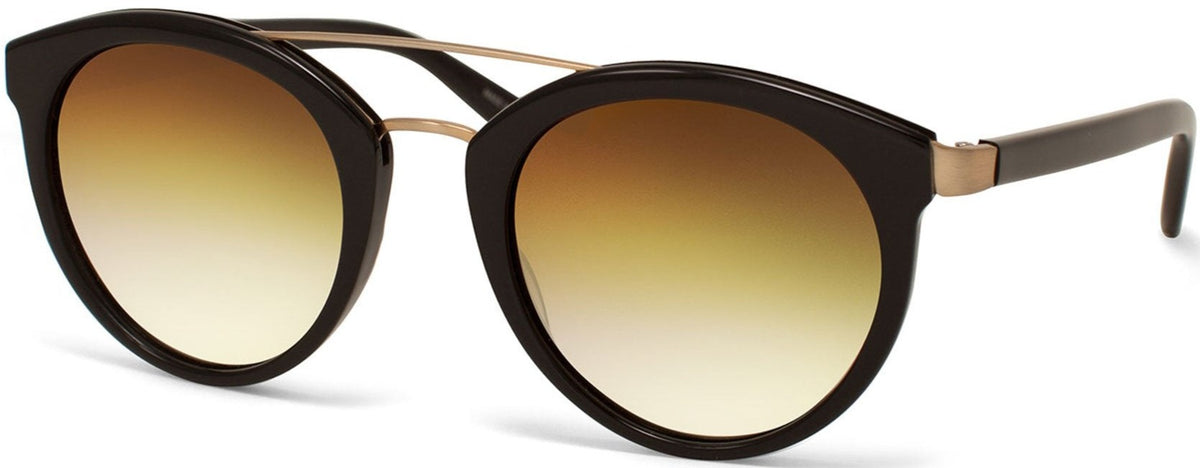 Alexander Daas - Barton Perreira Dalziel Sunglasses - Black &amp; Brushed Gold - Side View