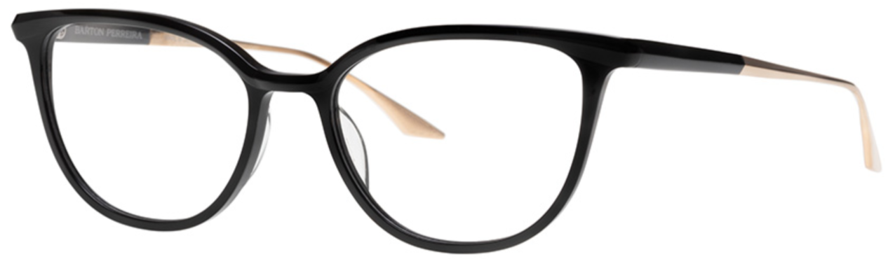 Alexander Daas - Barton Perreira Dandridge Eyeglasses - Black & Gold - Side View