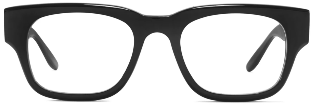 Alexander Daas - Barton Perreira Domino Eyeglasses - Black - Front View