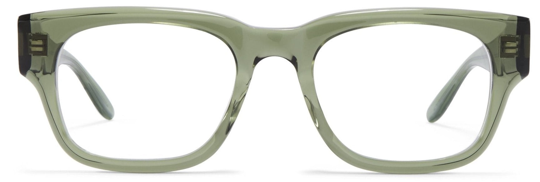 Alexander Daas - Barton Perreira Domino Eyeglasses - Olive Green - Front View